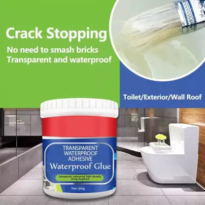 Transparent Waterproof Glue For Leakage Protection of Indoor & Outdoor, Crack Filler Crack Seal Agent - Solution for Surface Repairs, 70% Off, Free Delivery