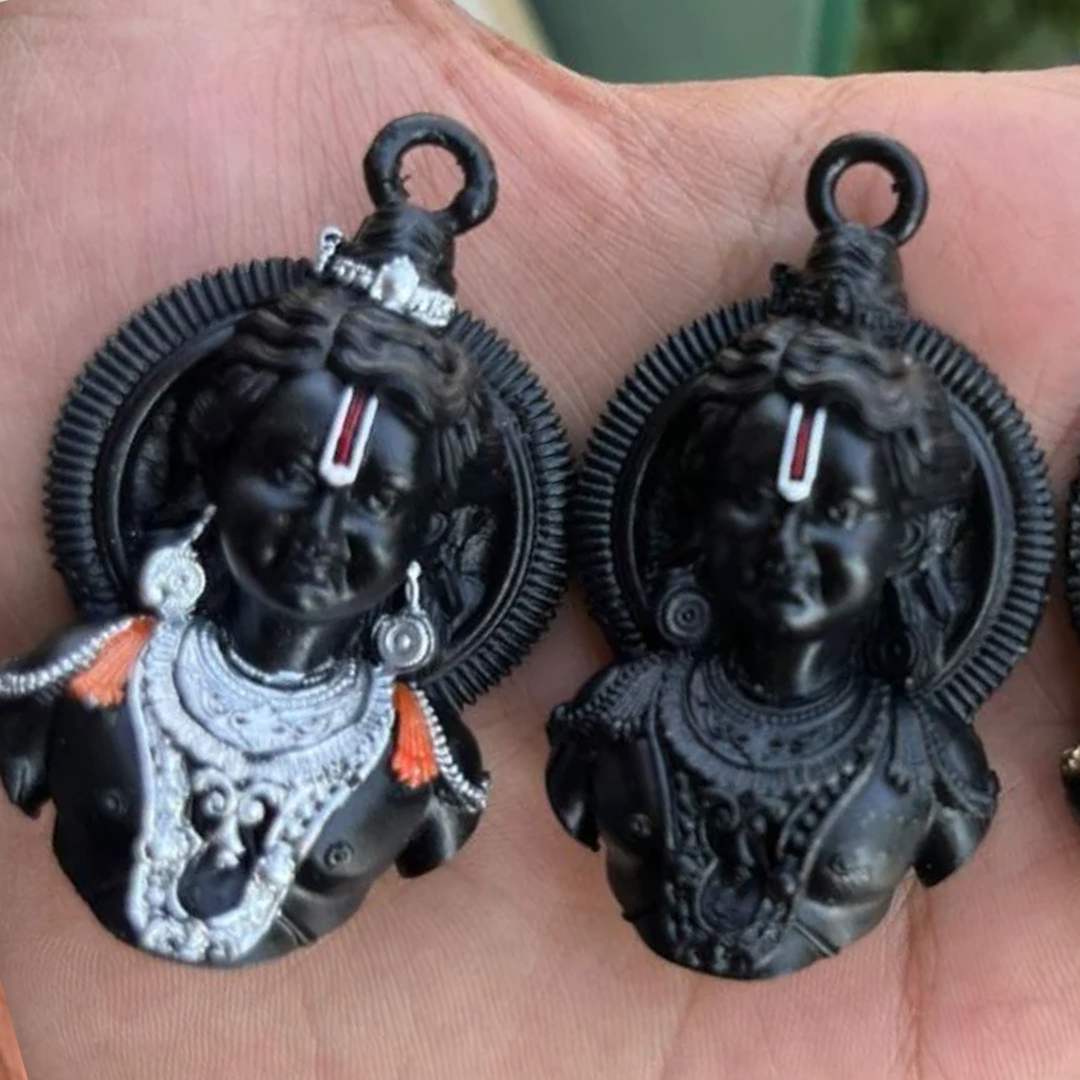 Ram Lalla Murti's Keychain, Ram Lalla Ayodhya Keychain, 2.5 Inches, High-Quality